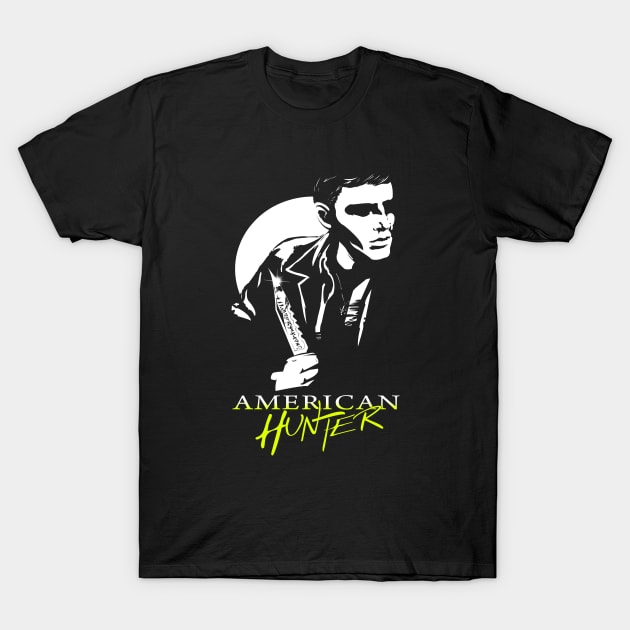 American Hunter Dean T-Shirt by poopsmoothie